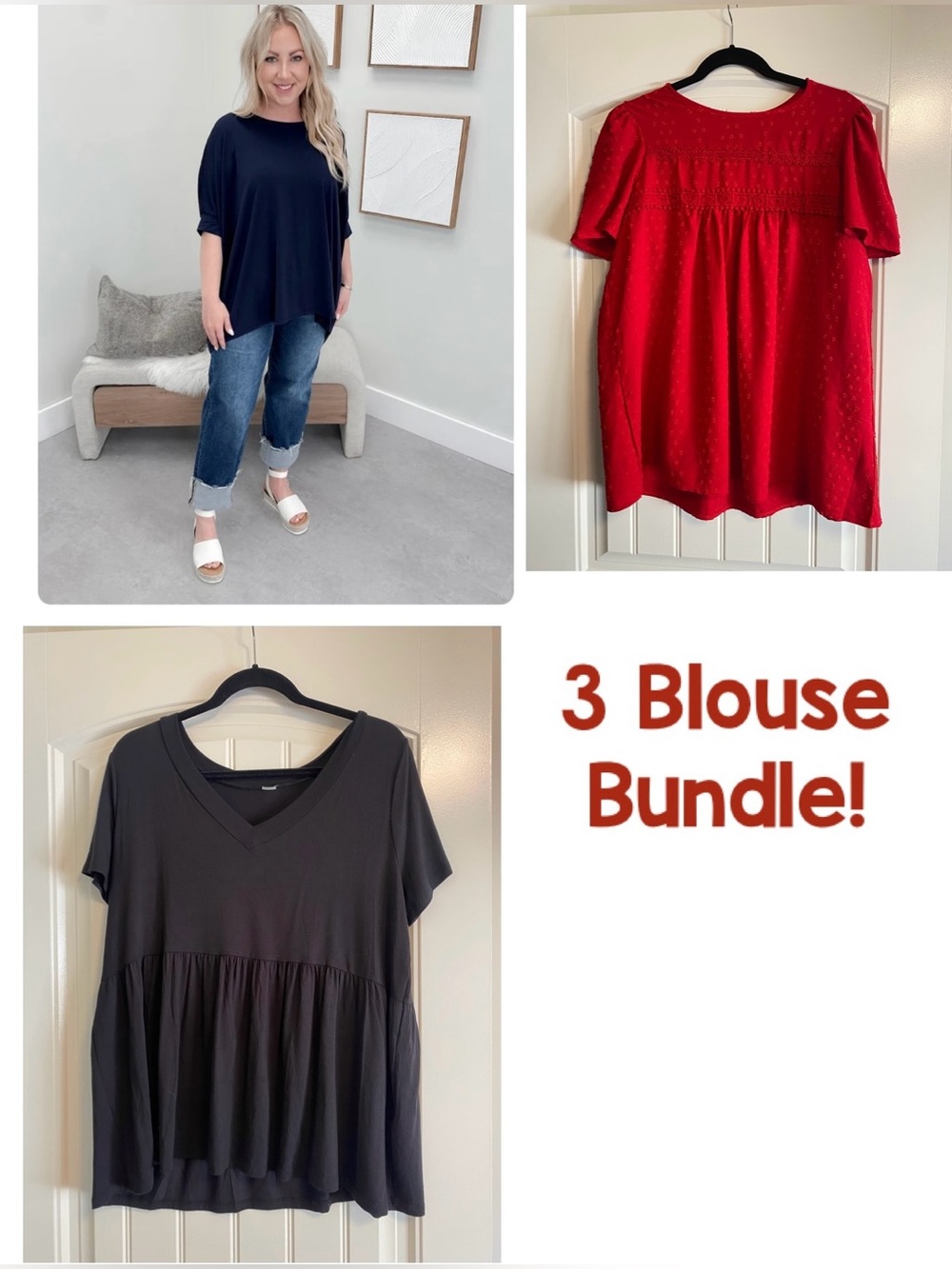 Women’s 3-Blouse Bundle!